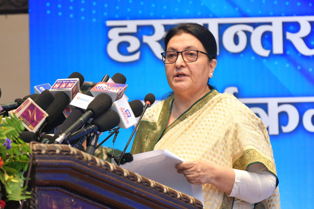 प्रत्यक्ष निर्वाचित कार्यकारी शासन नेपालका लागि उपयुक्त छैन : विद्यादेवी भण्डारी