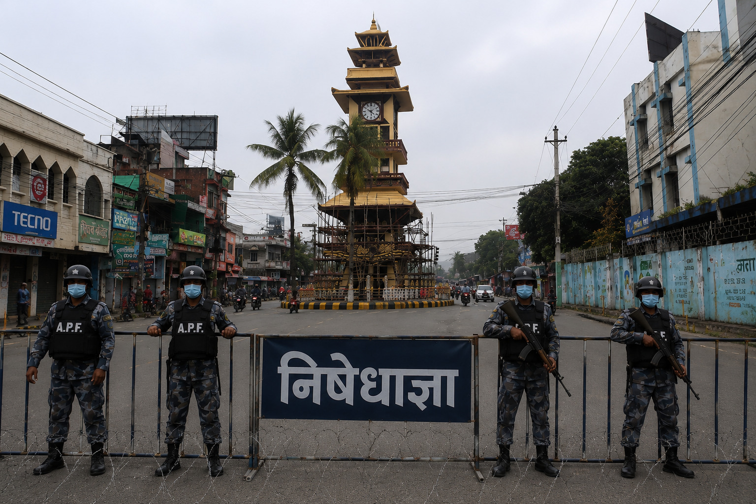 वीरगन्जमा निषेधाज्ञा जारी