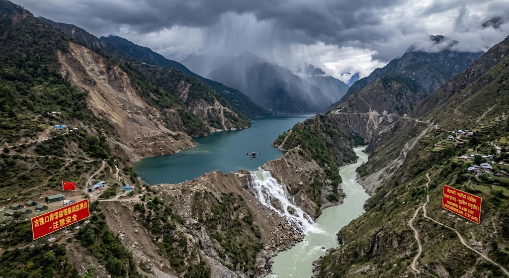 केरुङमा अर्को अस्थायी ताल निर्माण भएको चीनको दावी; ठूलो बाढी आउनसक्ने चेतावनी