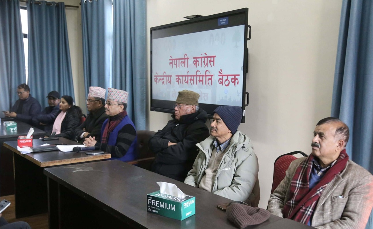 नेपाली कांग्रेस केन्द्रीय कार्यसमिति बैठक सुरु, आठबुँदे प्रस्तावमा छलफल