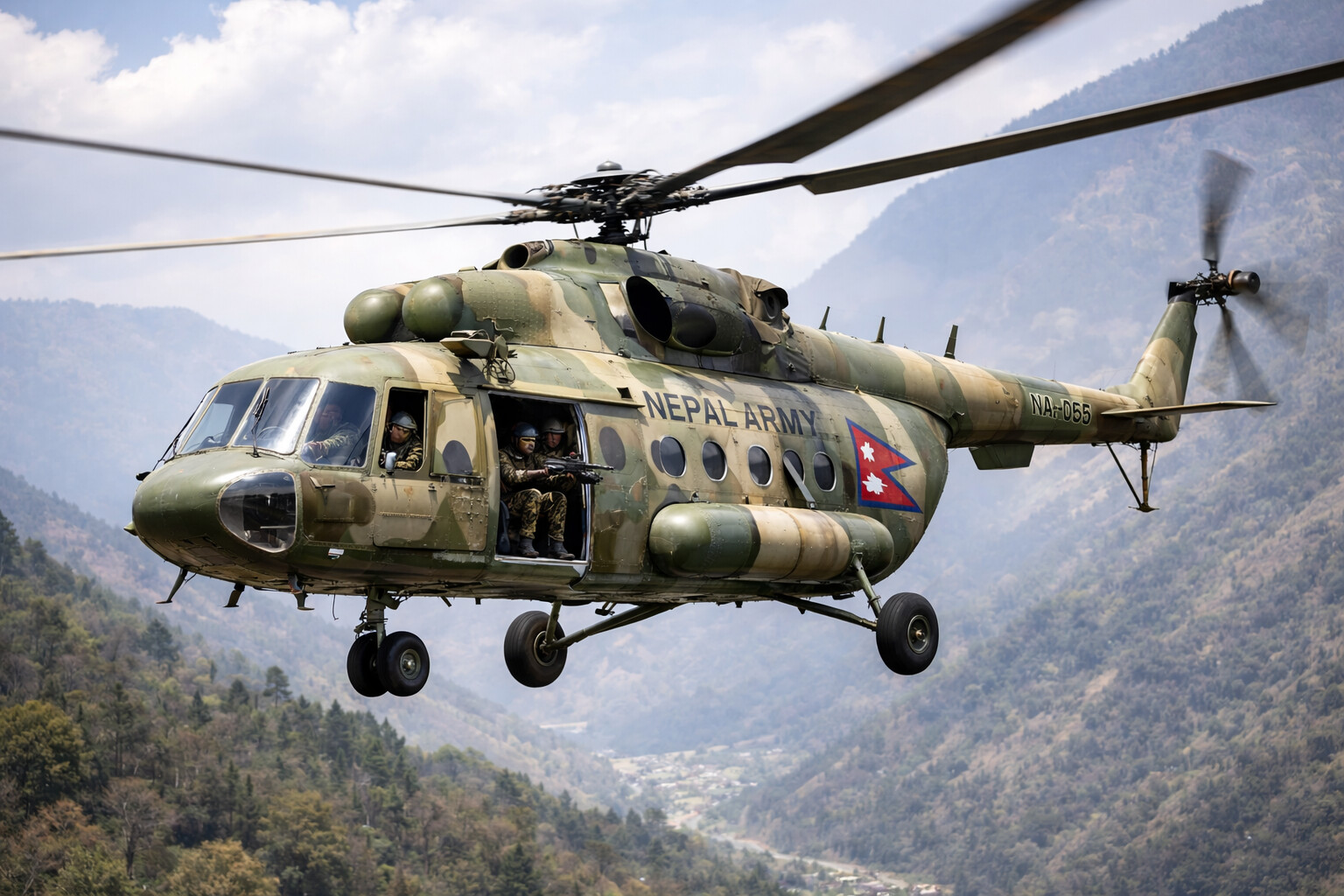 निर्वाचनमा नेपाली सेनाको हवाइ गस्ती र सुरक्षा तयारी