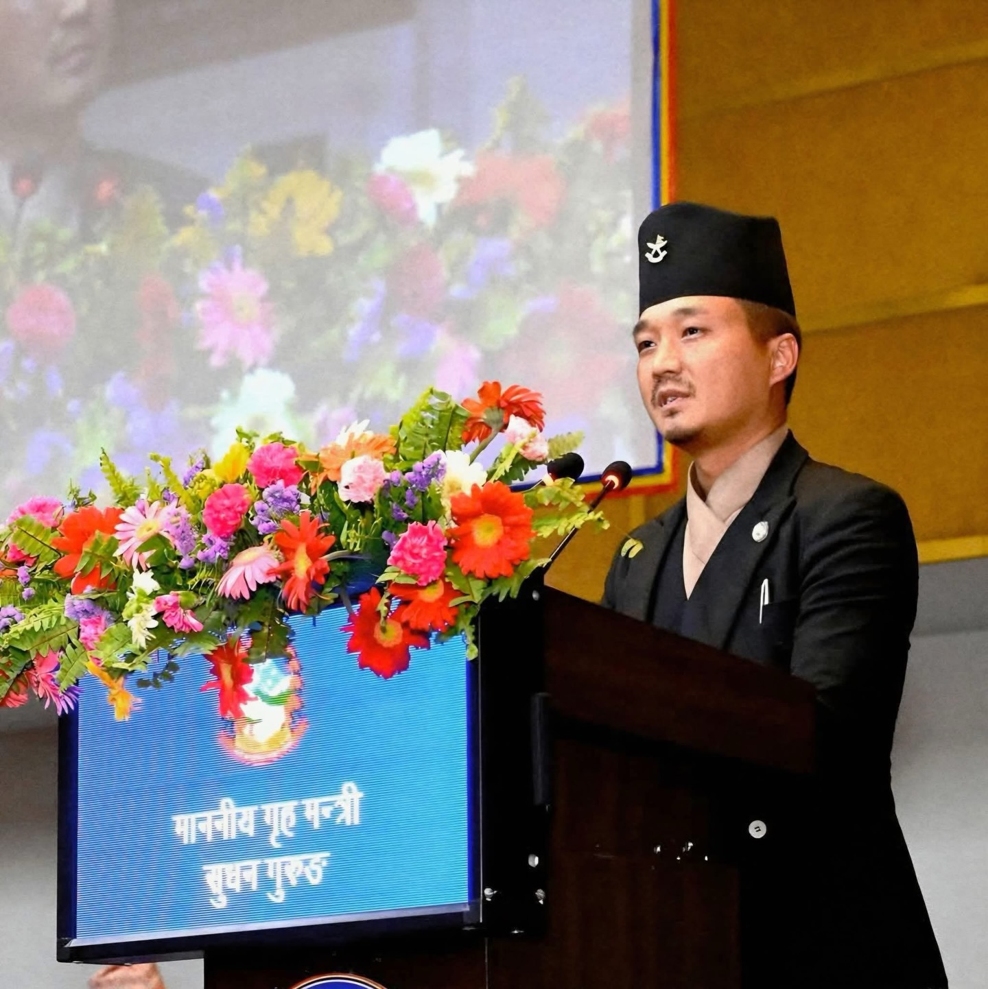 पुनः गृहमन्त्री बने दुई महिना बधाई दिन नआउनुस् : सुधन गुरुङ