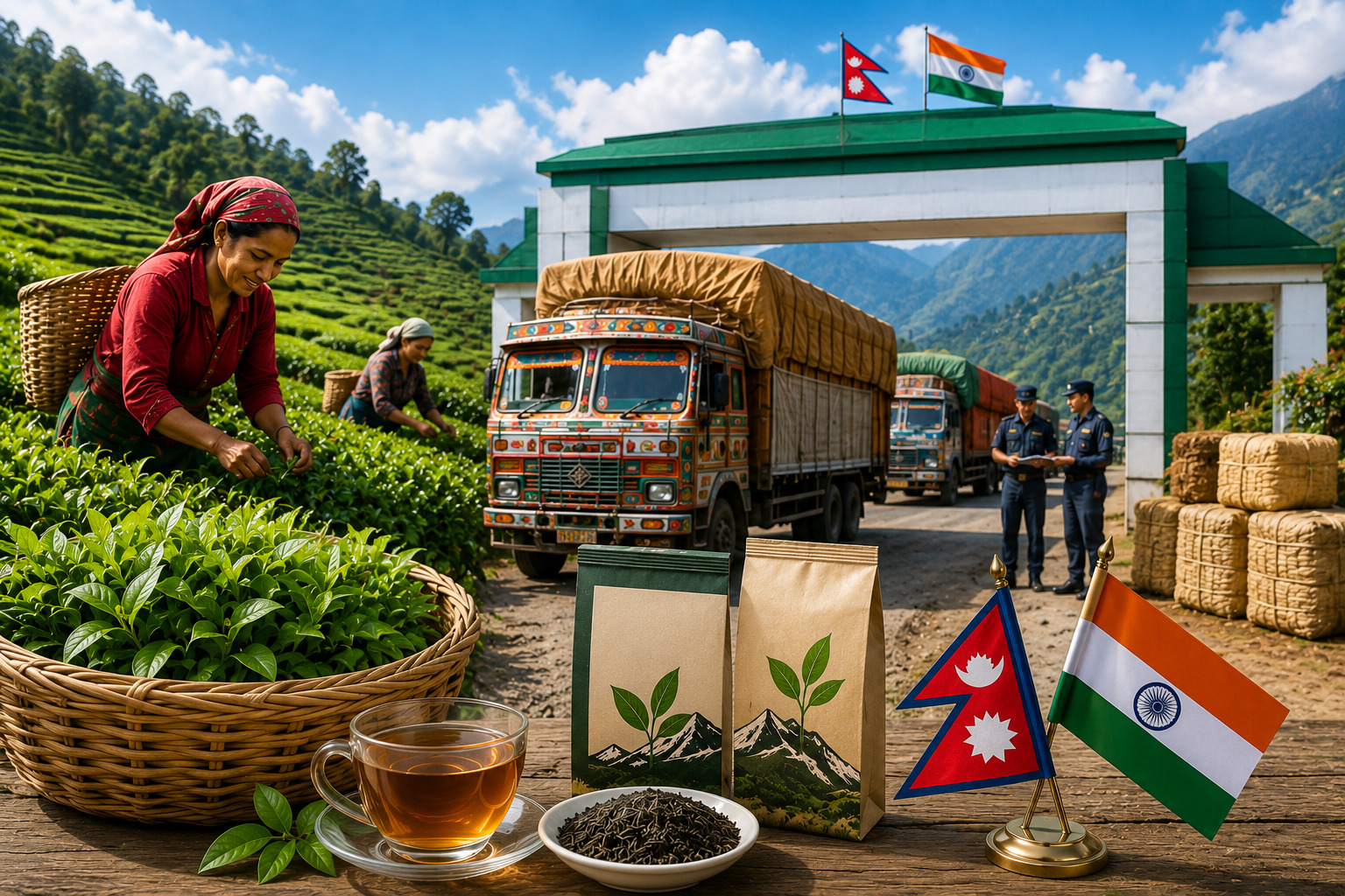 दुई महिनापछि भारतीय बजारमा नेपाली चियाको निर्यात पुनः सुरु