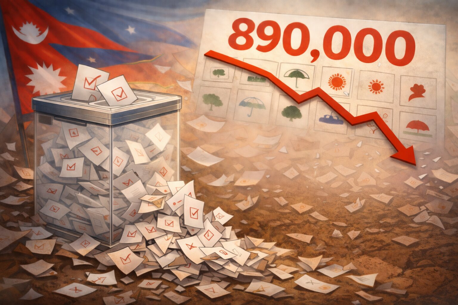 समानुपातिकमा ८.९ लाख मत खेर, थ्रेसहोल्ड नकटाउने दलका मत गुमे